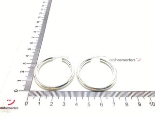 argollas plata 925mm