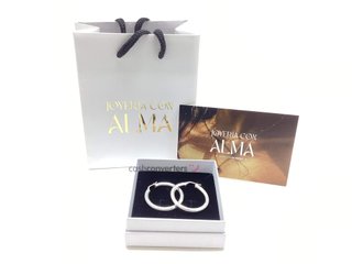 argollas plata 925mm