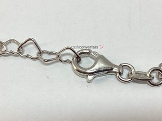 cadena plata 925mm 22cm