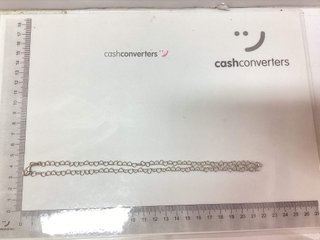 cadena plata 925mm 22cm