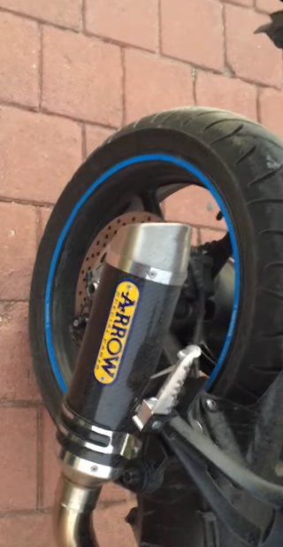 Escape Arrow YAMAHA FZ8 FAZER 800