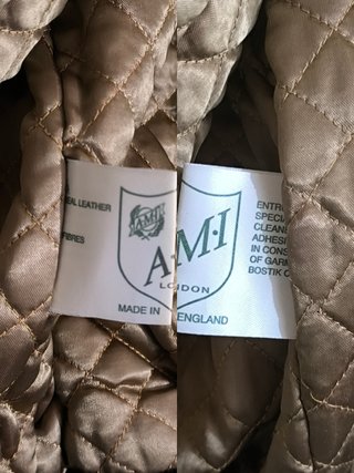 Chaqueta Bomber Cuero