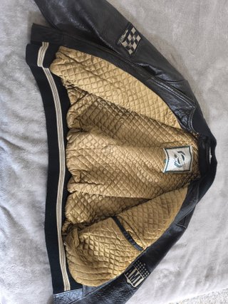Chaqueta Bomber Cuero