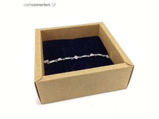 pulsera plata 925mm con piedra con circonita