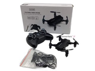 dron con camara ale-hop foldable mini drone