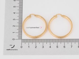argollas oro 18k