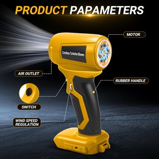 Mini soplador hojas batería Dewalt portátil
