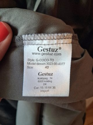 Vestido lencero seda Gestuz Talla L