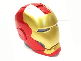 altavoz empotrable ihome marvel iron man helmet bluetooth speaker