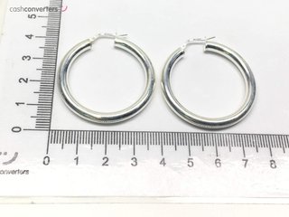 argollas plata 925mm
