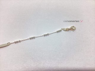 pulsera plata 925mm con piedra con circonita