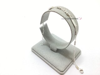 pulsera plata 925mm con piedra con circonita