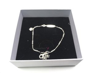 pulsera plata 925mm con piedra con circonita