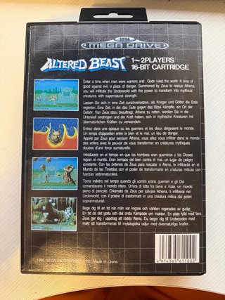 Altered Beast Sega Mega Drive