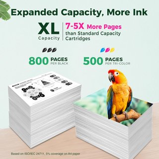 COLORETTO tinta cartuchos HP 305XL alta