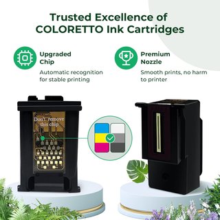 COLORETTO tinta cartuchos HP 305XL alta