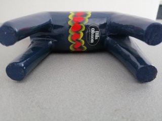Cavallino Dala Decorato Blu