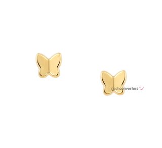 pendientes oro 18k con piedra