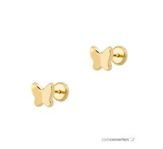 pendientes oro 18k con piedra