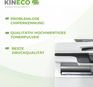 Kineco tóner compatible cartuchos color impresión