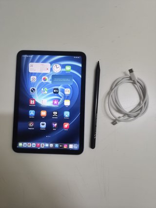 iPad mini 6a gen. 128GB Wi-Fi Argento celestino