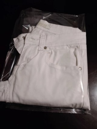 Vaqueros blancos Red Day Talla M