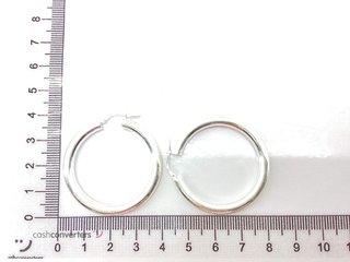 argollas plata 925mm