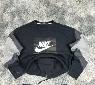 Sudadera Nike Air Negra y Gris