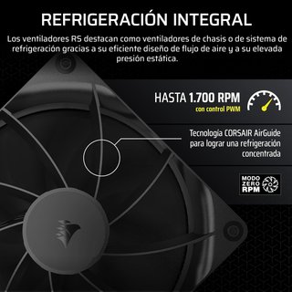 Ventilatori Corsair RS140 per PC silenziosi PWM