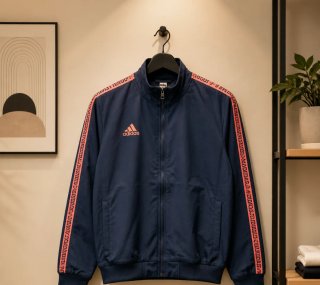 Sudadera Adidas Vintage Azul y Rosa