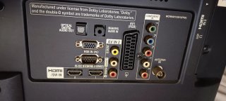 Televisión LG 32pulgadas mide 76.5x48cm