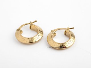 argollas oro 18k