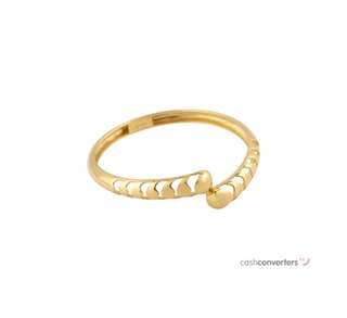 anillo oro 18k con circonita