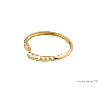 anillo oro 18k con circonita