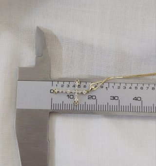 Collar y Colgante Cruz Oro 14k Diamantes