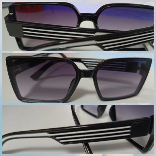 Gafas de sol blancas y verdes
