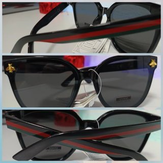 Gafas de sol blancas y verdes