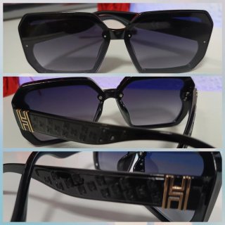 Gafas de sol blancas y verdes