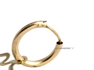 argollas oro 18k
