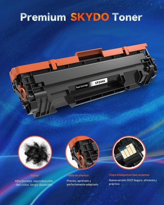 Cartuchos tóner compatibles HP 44A CF244A negro
