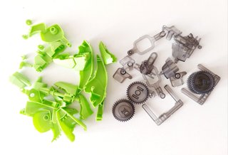 Kit de construcción de un robot dinosaurio