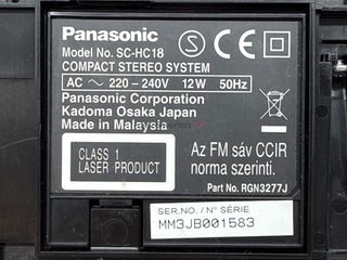 mini cadena hifi panasonic sc-hc18
