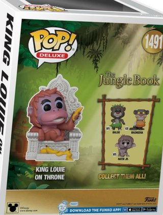 Funko Pop! Baloo & Mowgli + Rey Louie