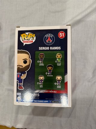 Funko Pop Kylian Mbappé Paris SG y Sergio Ramos