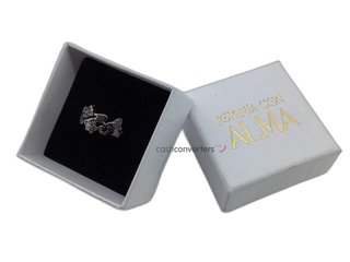 anillo oro 18k con piedra con diamante