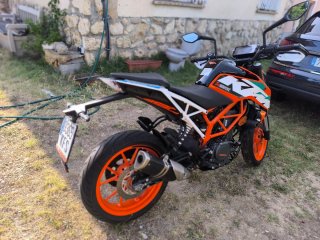 KTM 390 Duke Naked Moto Negra/Naranja