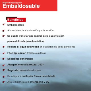 Fischer pintura impermeabilizante embaldosable
