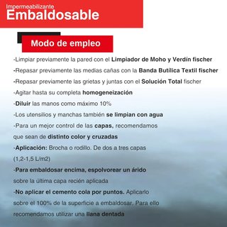 Fischer pintura impermeabilizante embaldosable