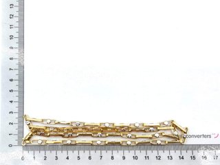 cadena oro 18k 30cm