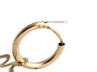 argollas oro 18k